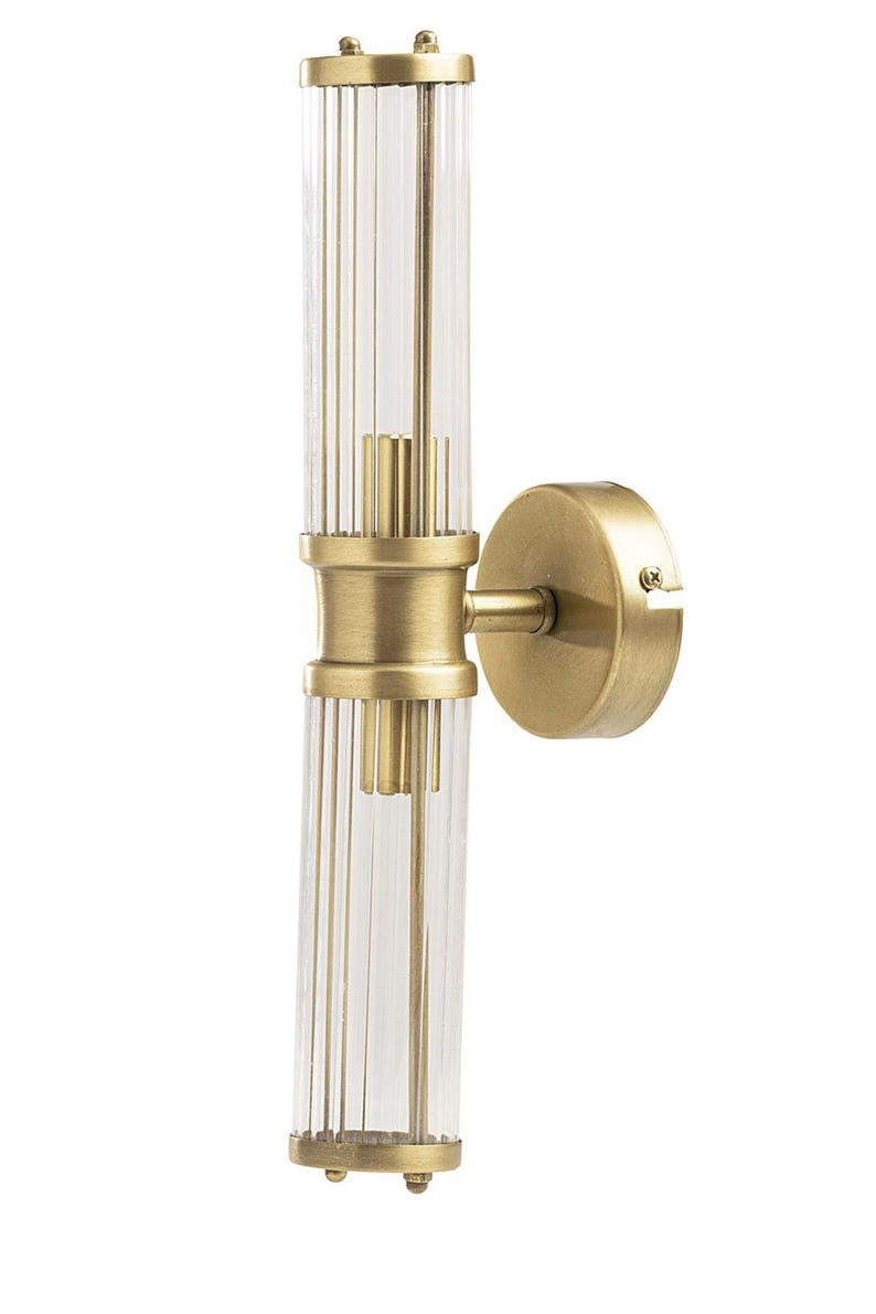 Applique murale ciel étoilé en verre et bronze, éclairage décoratif intérieur