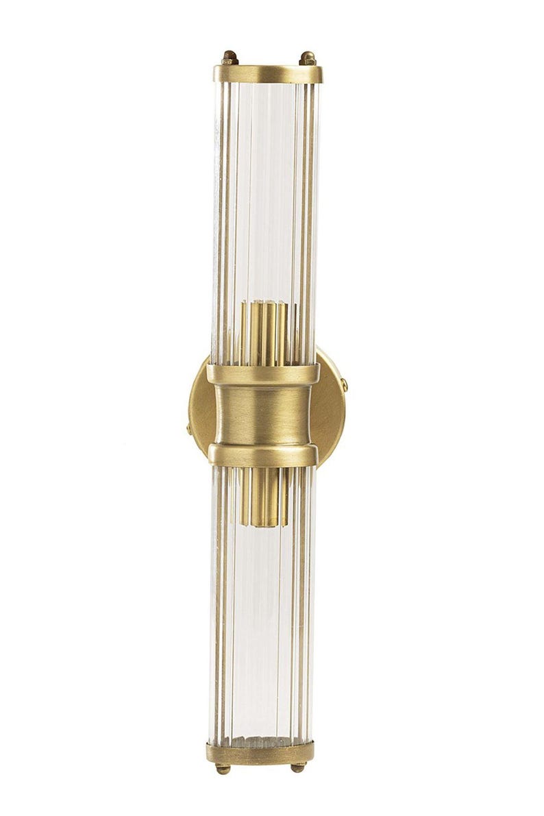 Applique murale ciel étoilé en verre et bronze, éclairage décoratif intérieur