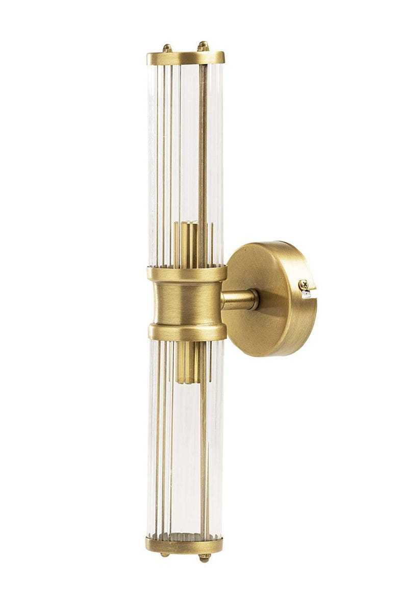 Applique murale ciel étoilé en verre et bronze, éclairage décoratif intérieur