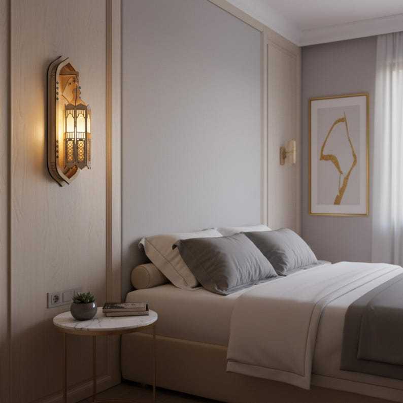 Applique murale en bois, décoration de style bohème