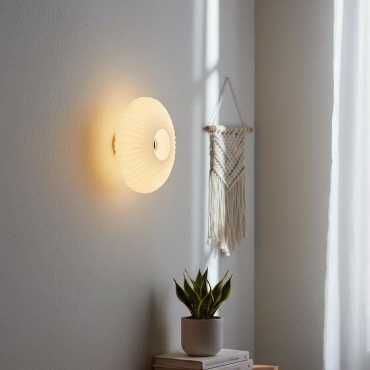 Applique murale LED en verre, éclairage décoratif élégant