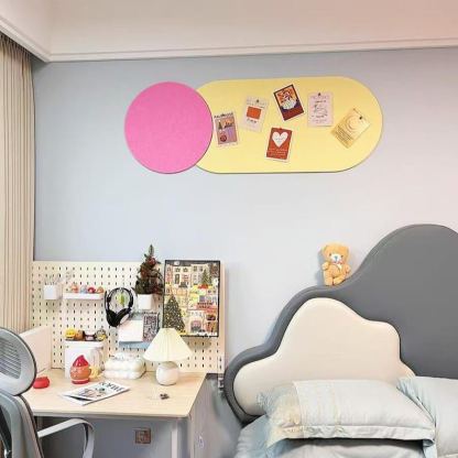 Tableau de messages mural feutrine ensemble décoration