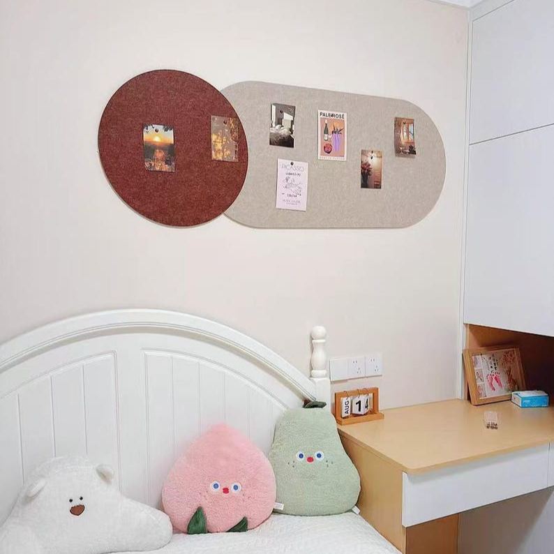 Tableau de messages mural feutrine ensemble décoration