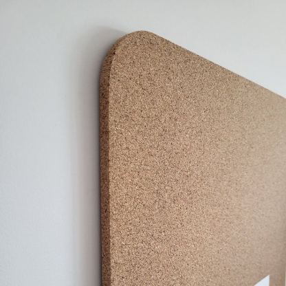 Tableau de messages mural liège naturel cuisine planification