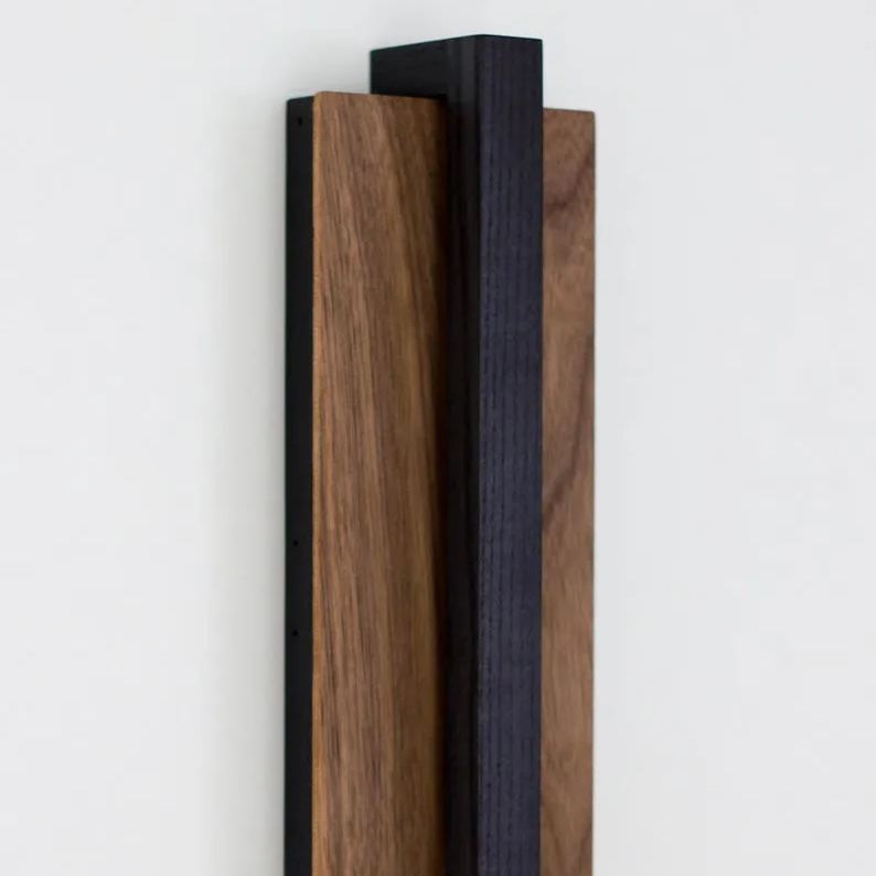 Applique murale verticale à LED, style minimaliste moderne