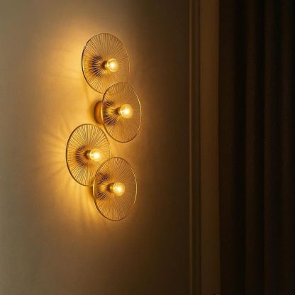 Applique murale ronde moderne et minimaliste à LED