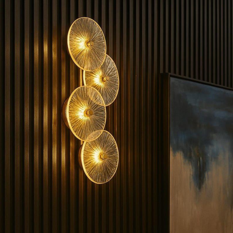 Applique murale ronde moderne et minimaliste à LED