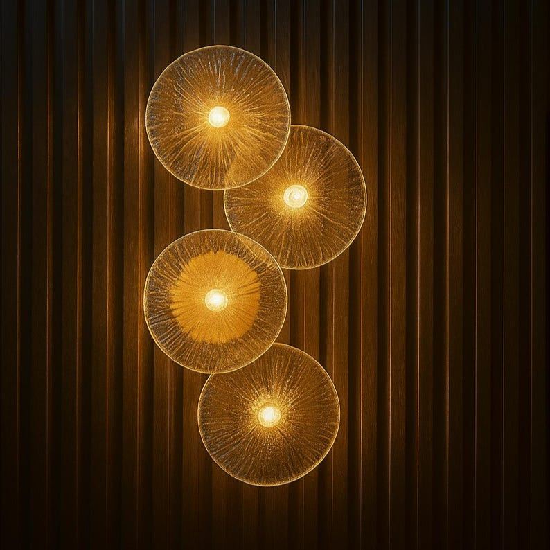 Applique murale ronde moderne et minimaliste à LED