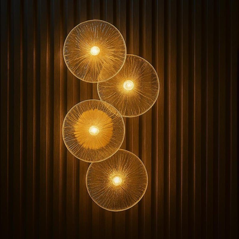 Applique murale ronde moderne et minimaliste à LED