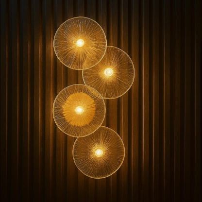 Applique murale ronde moderne et minimaliste à LED