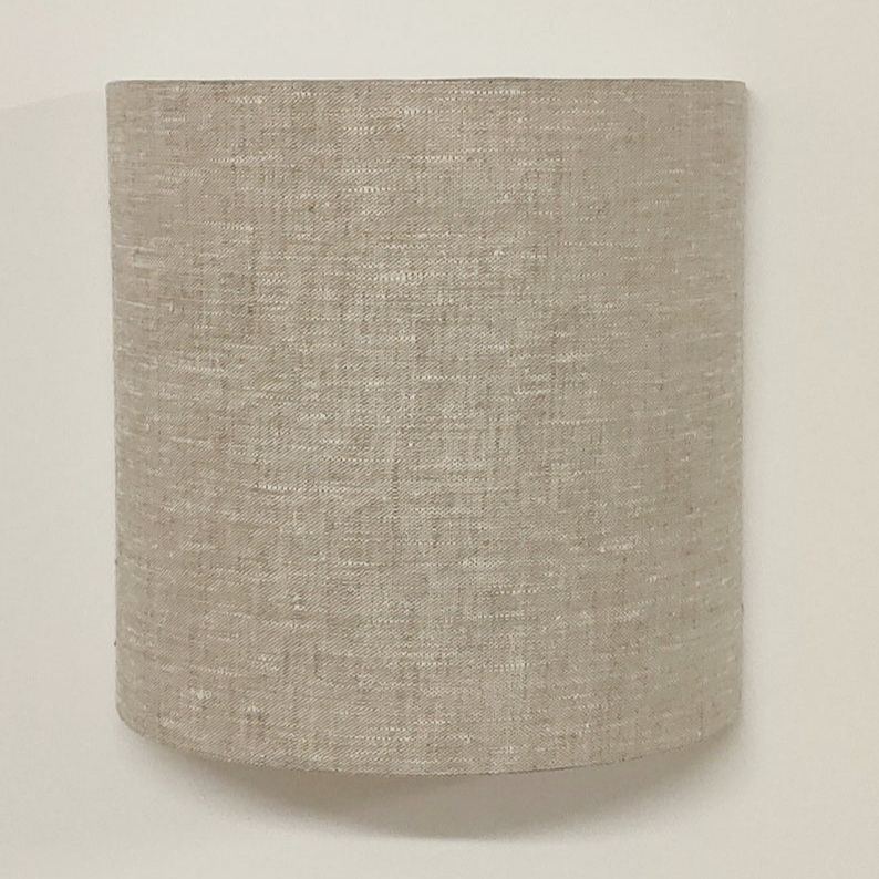 Applique murale Lin demi cylindre demi-lune carré idée cadeau noël anniversaire hygge zen scandinave slowlife décoration bord de mer