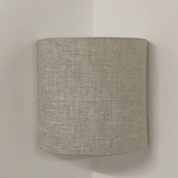 Applique murale Lin demi cylindre demi-lune carré idée cadeau noël anniversaire hygge zen scandinave slowlife décoration bord de mer