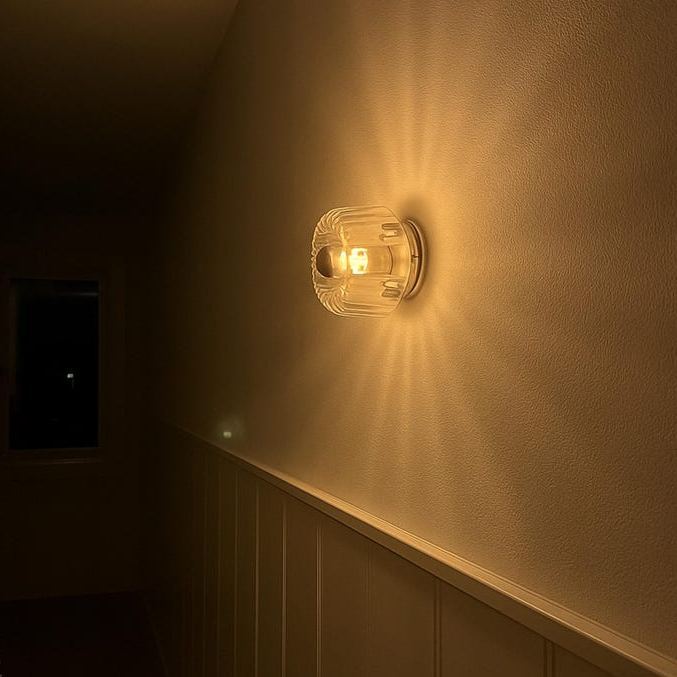 Applique murale en verre, décoration intérieure rétro minimaliste