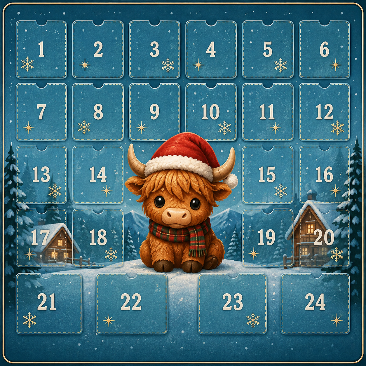 Suggested icon image: simple 24-door Advent Calendar or calendar-countdown icon matching the product theme