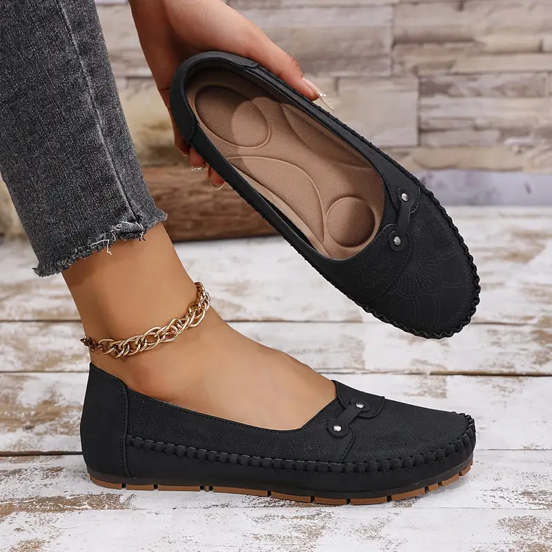 Women's Leather Soft-soled Non-slip Shoes