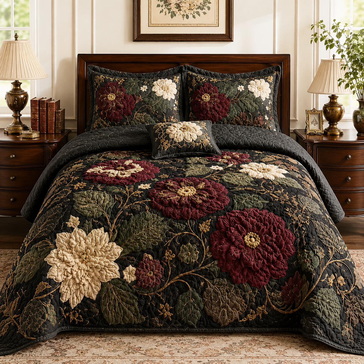 Quilted bedding