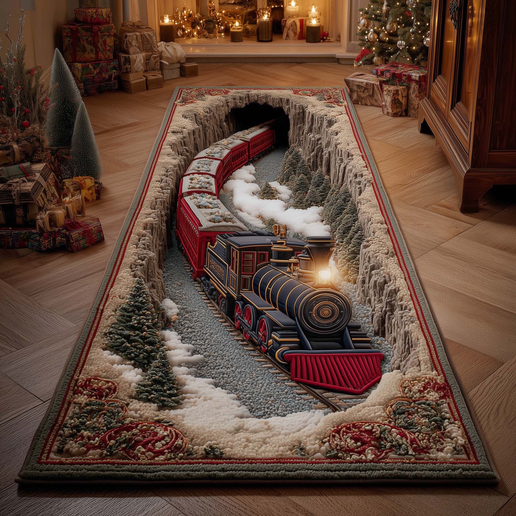 Holiday Express Runner Rug