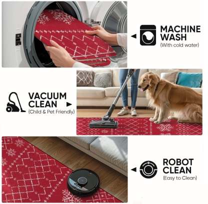 Yuletide Express Quilted Runner Rug