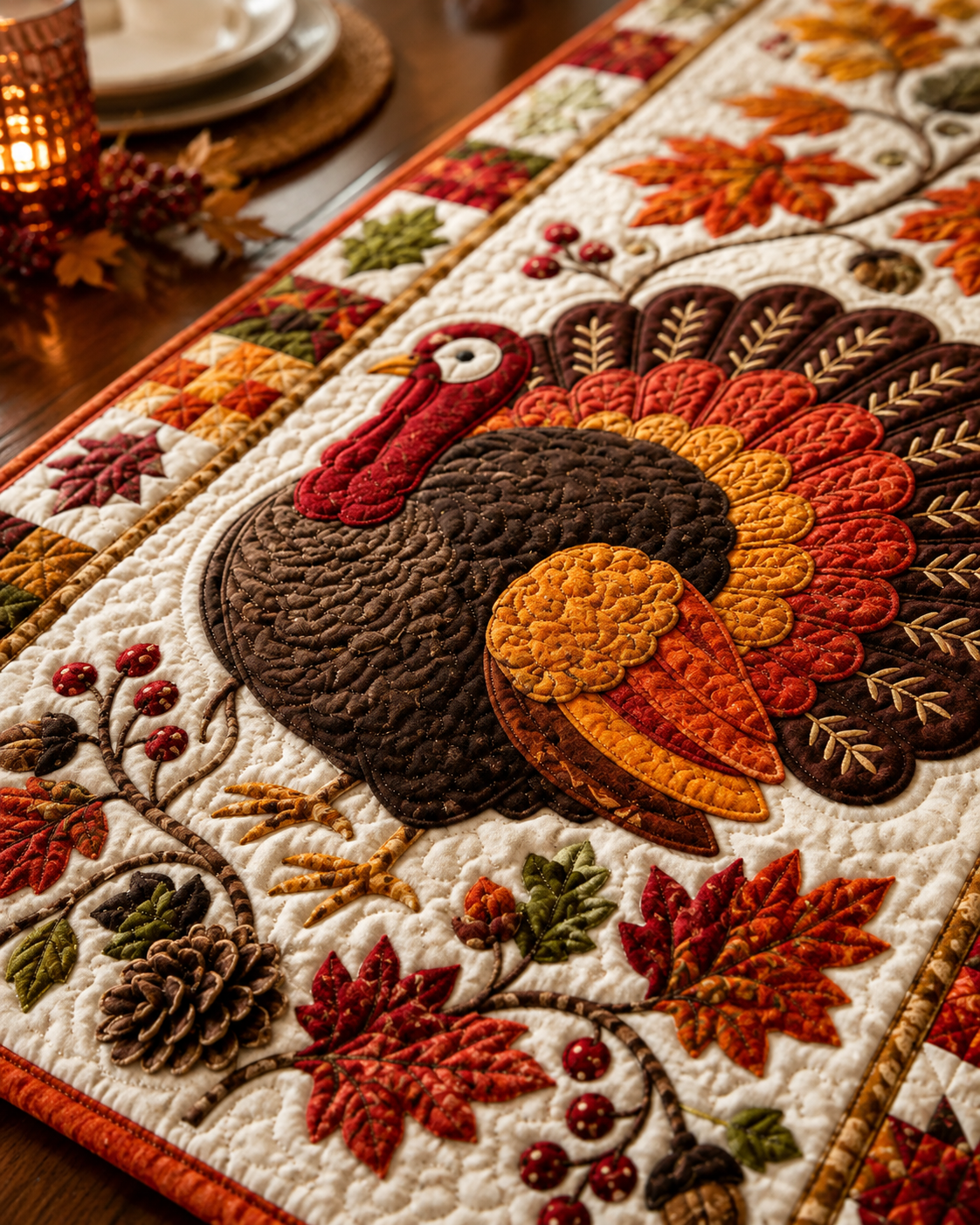 Quilted basket