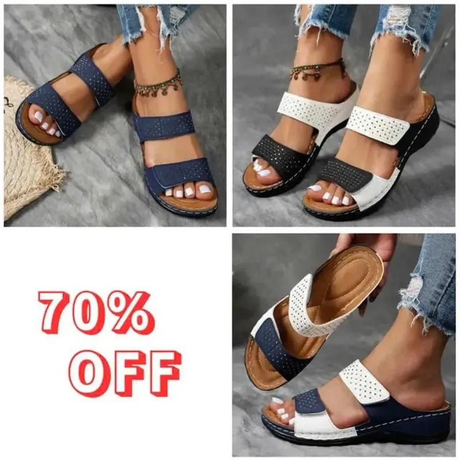 🔥Last Chance Deal – 70% OFF🔥 | Lightweight wedge sandals with soft cushioning and arch support for women!