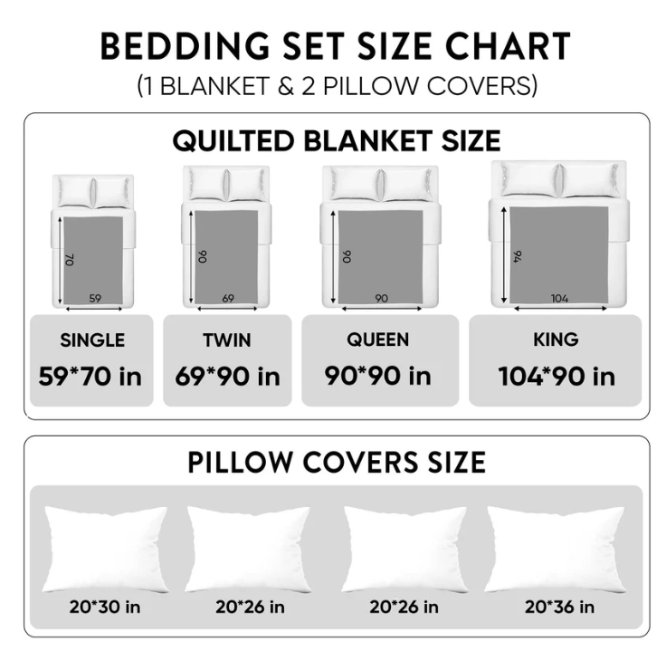 Vintage Religious Figure Quilted Bedspread 3-Piece Set American Classic Bedding