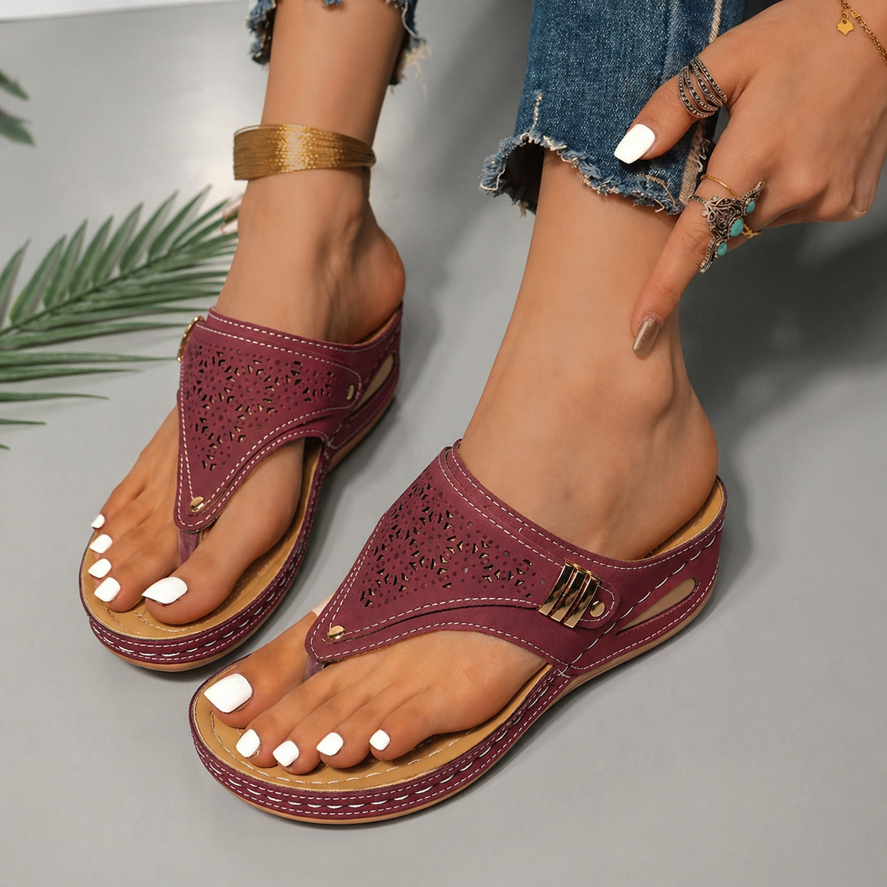 🔥Summer Sizzler Sale 50%✨⛱️Breathable mesh sports sandals with non-slip sole
