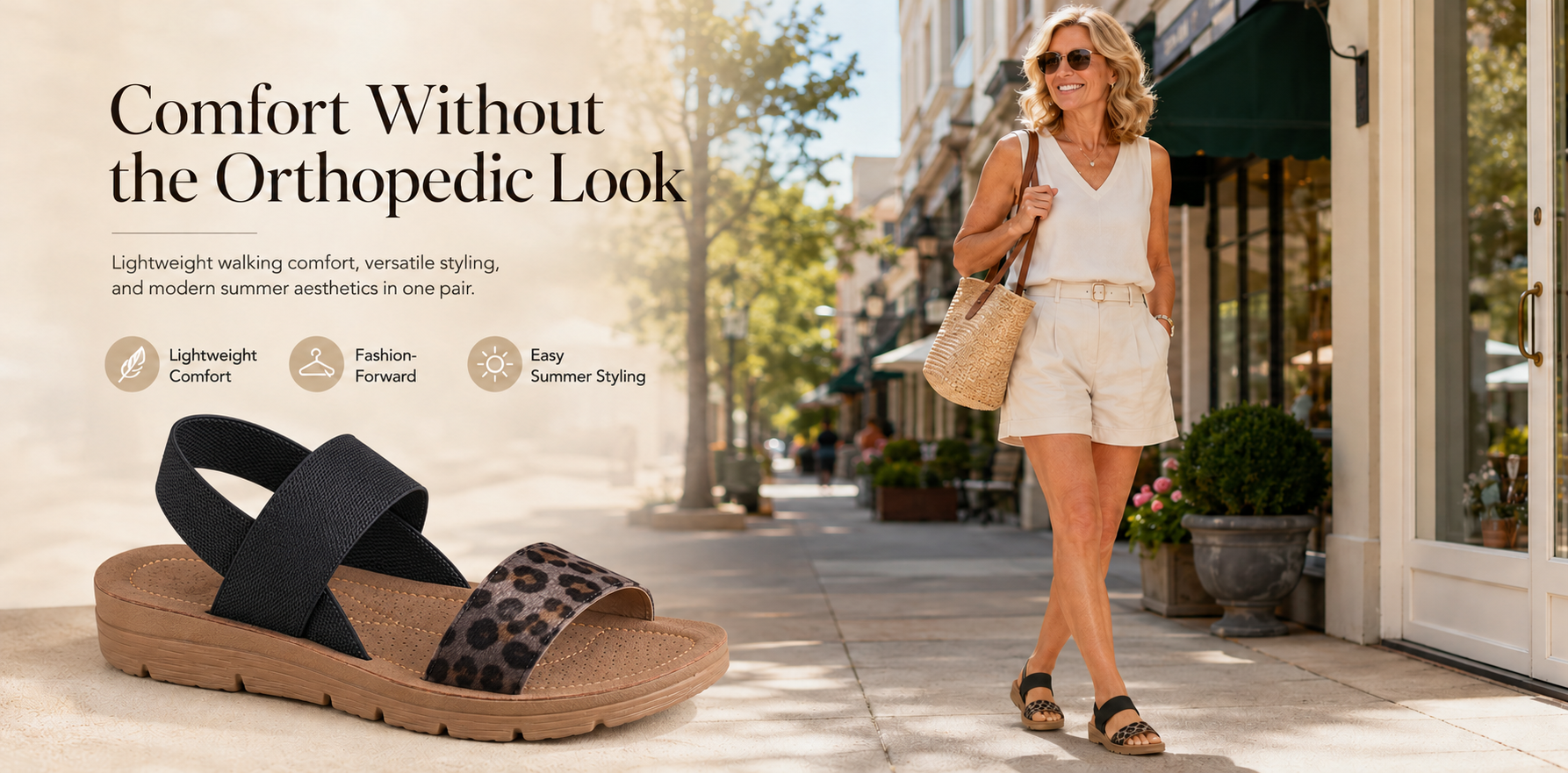 comfortable fashionable sandals