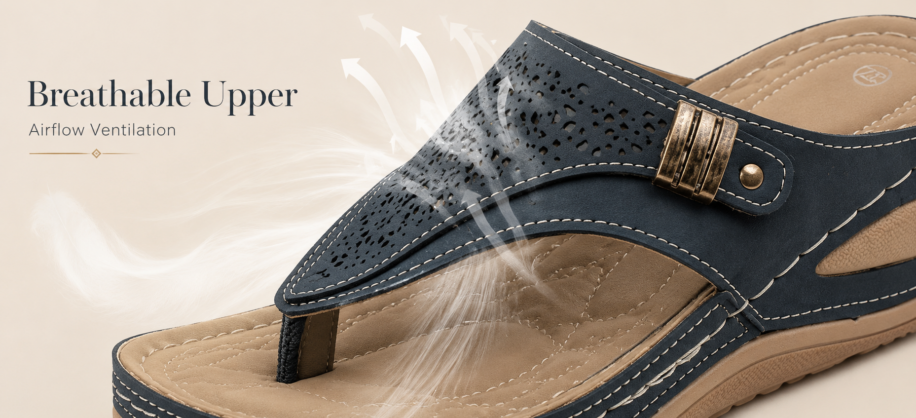 Suggested image: macro shot of breathable mesh upper with airflow or ventilation detail