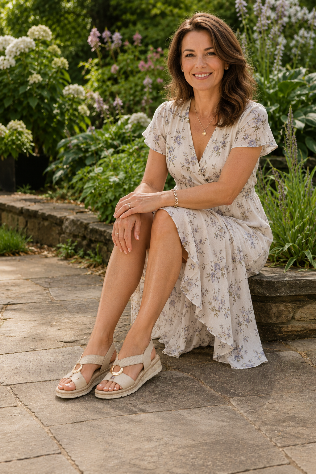 image explaining how cushioning and support can help women who stand or walk often