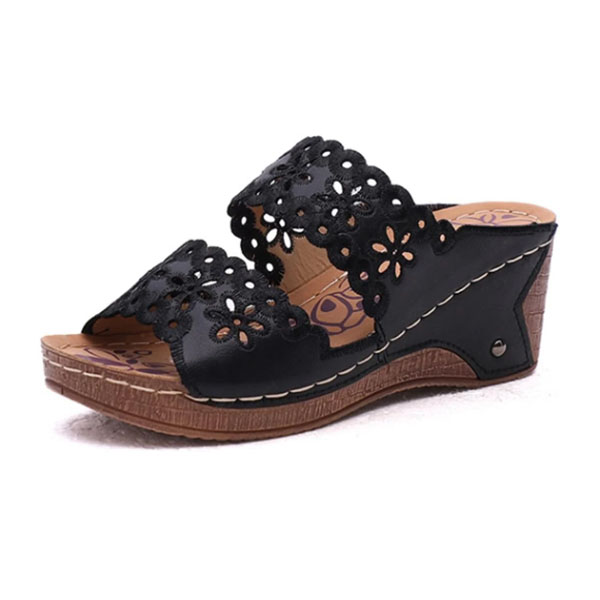 Women's Comfort Wedge Slide Sandals For Summer Walking