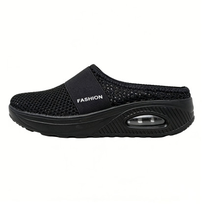 Women's Diabetic Air-Cushion Slip-On Walking Shoes Orthopedic Slippers with Arch Support