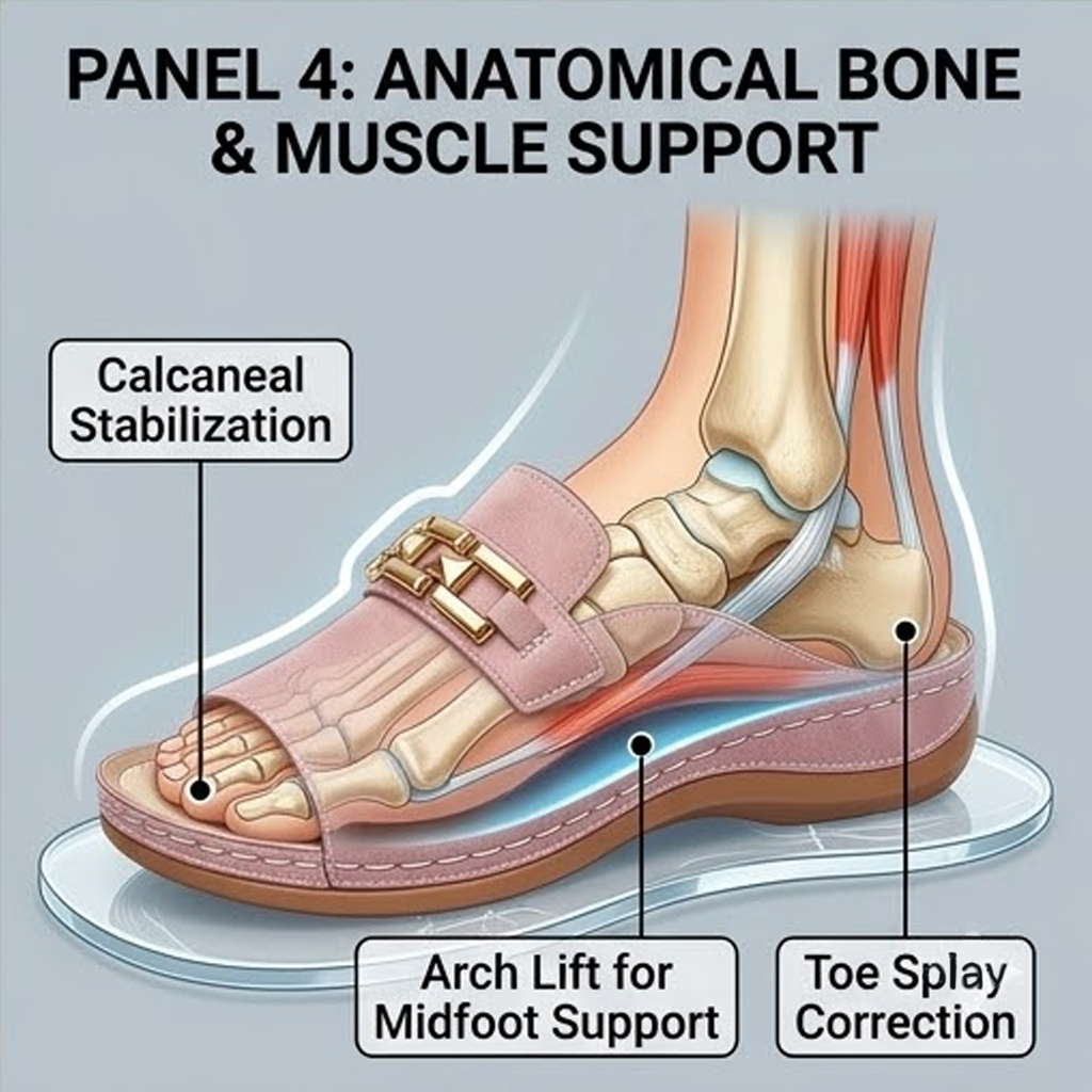 🎁 Last Day Special: 70% OFF 🎁Newly upgraded women's wedge-heeled platform orthotic slippers