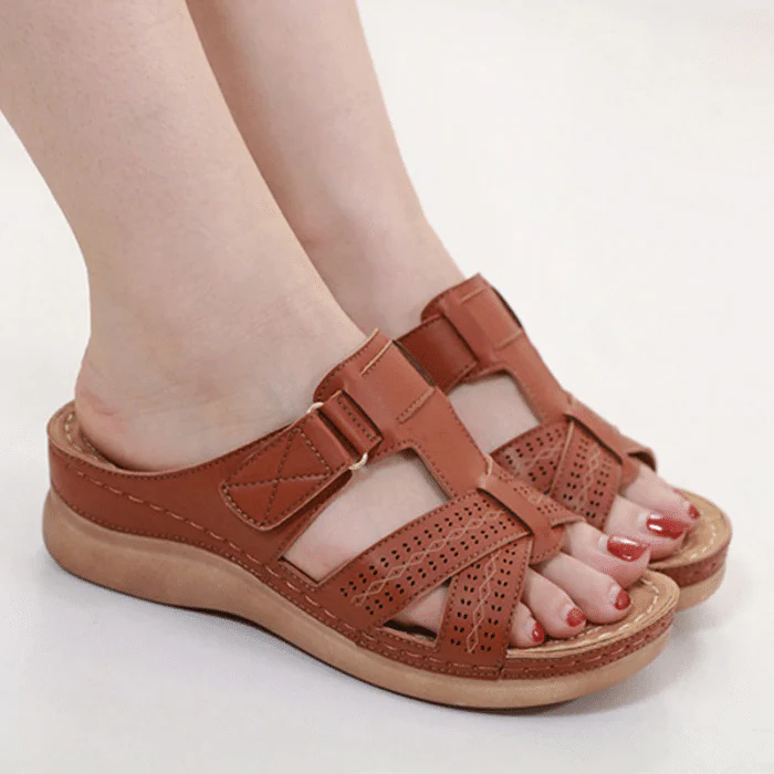 70%--Womens Premium Comfy Vintage Open Toe Sandal