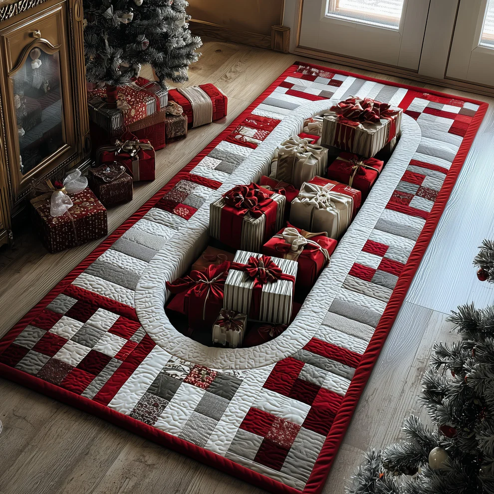 Jolly Hole Quilted Runner Rug  | gift