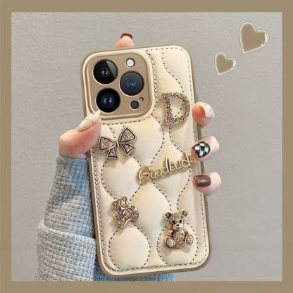 Metal Bear Airbag Phone Case