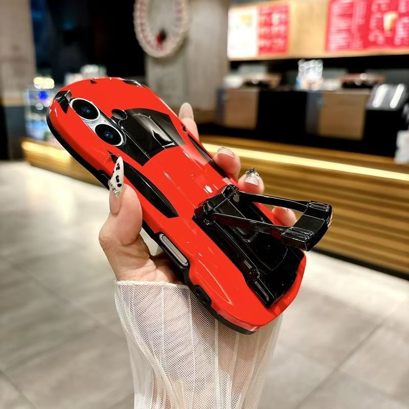 Sports car stereo stand phone case