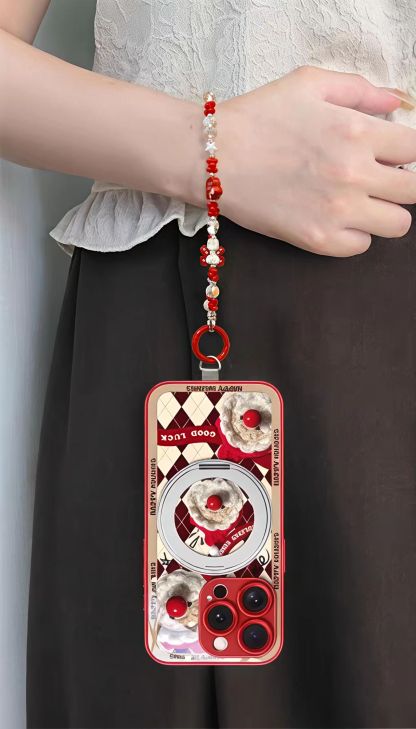 Red nosed Santa Claus - Phone Case