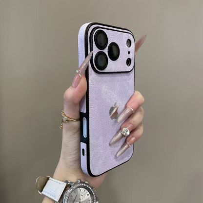 Fashion denim pattern fully wrapped phone case