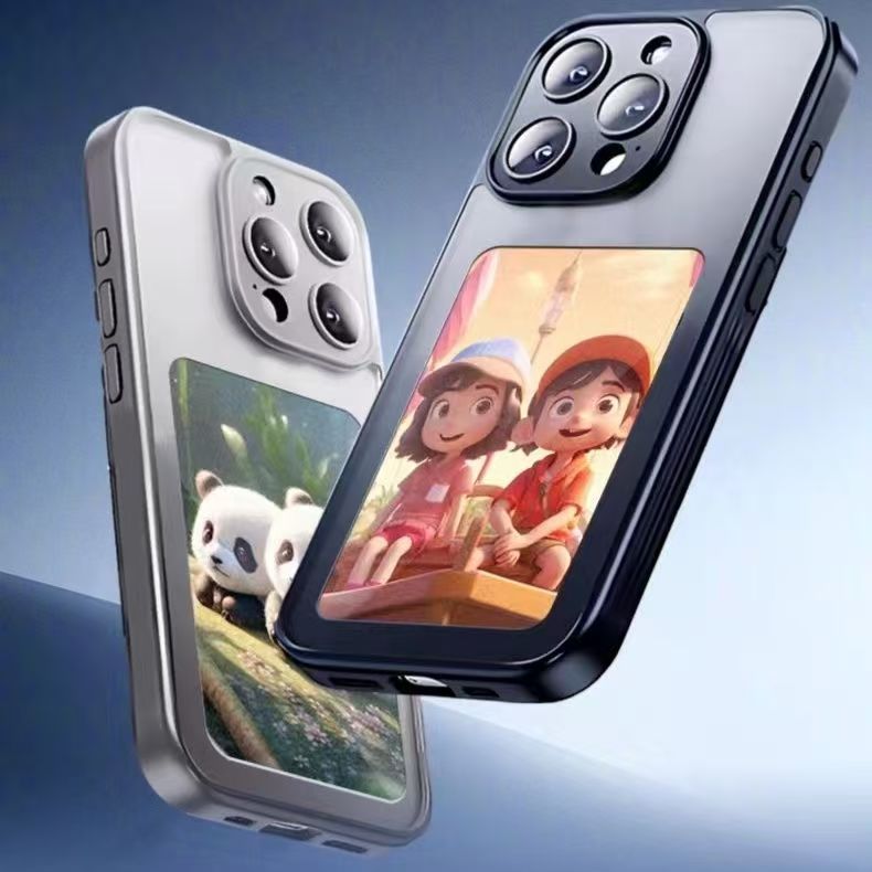 NFC four-color DIY ink screen phone case AI projection screen