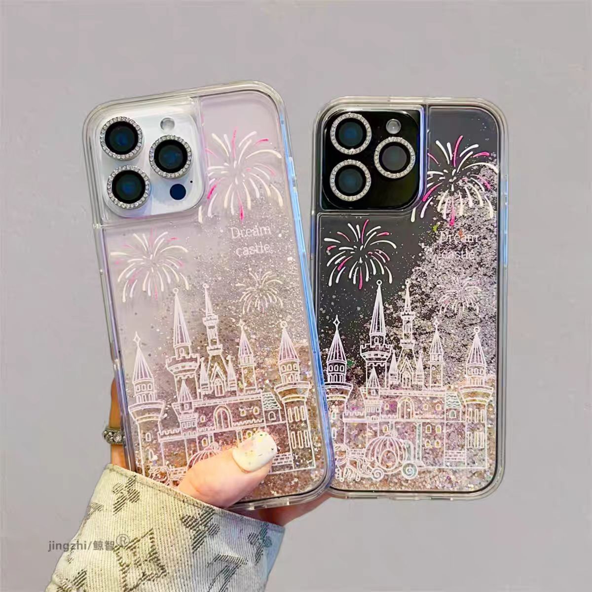Flowing Sand - Disney Castle Fireworks Phone Case