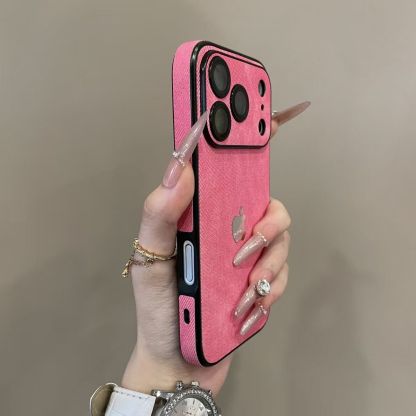 Fashion denim pattern fully wrapped phone case