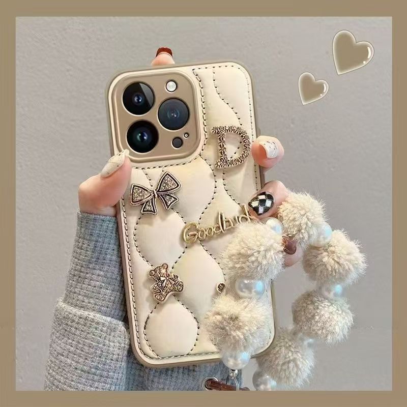 Metal Bear Airbag Phone Case