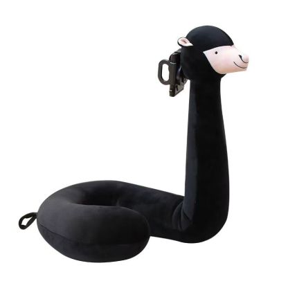 Alpaca U-shaped pillow neck protection, mobile phone stand, lazy bed, drama watching tool, multifunctional neck protection
