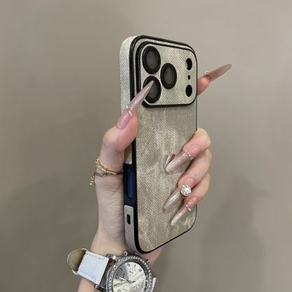 Fashion denim pattern fully wrapped phone case