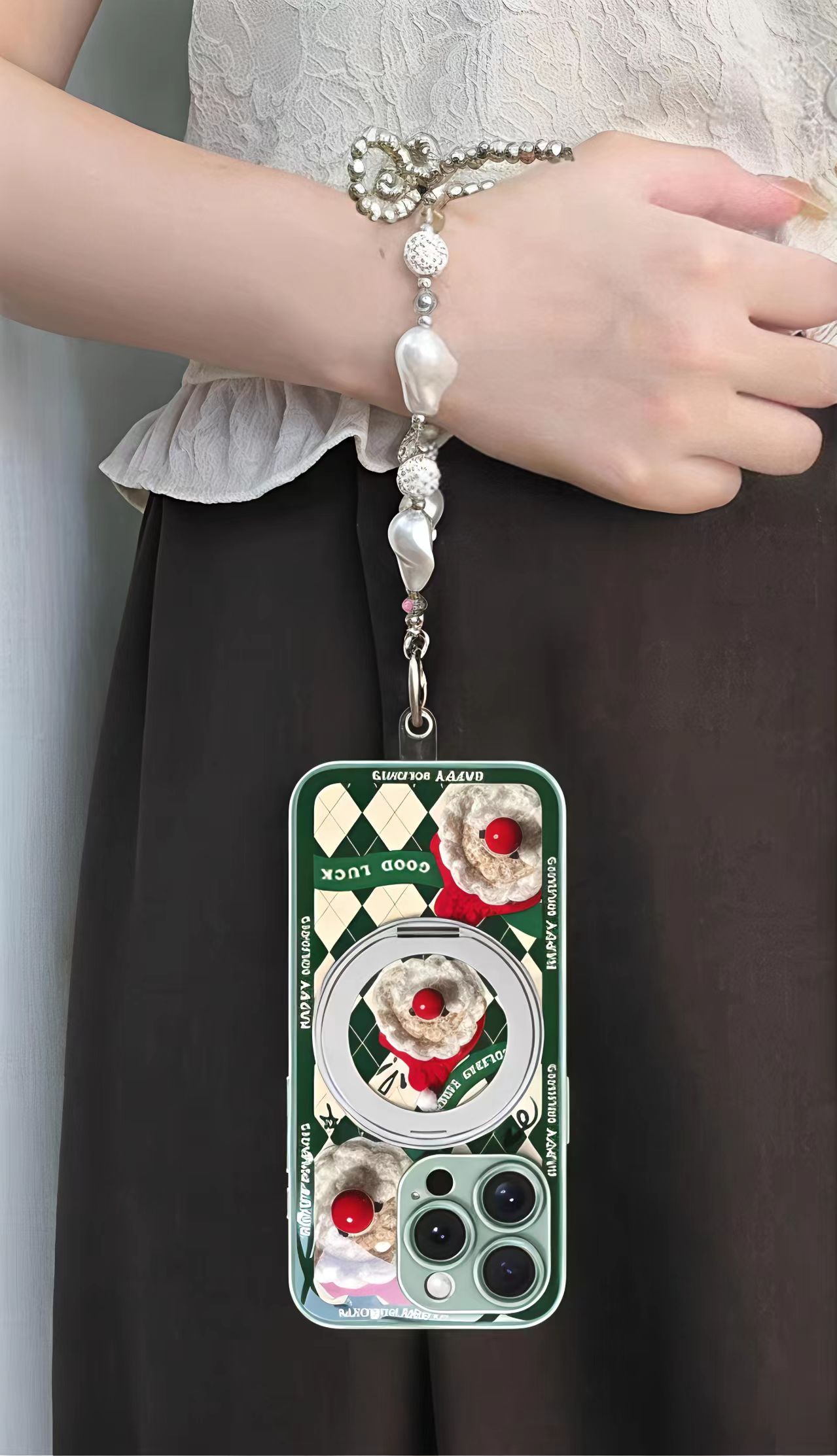 Red nosed Santa Claus - Phone Case