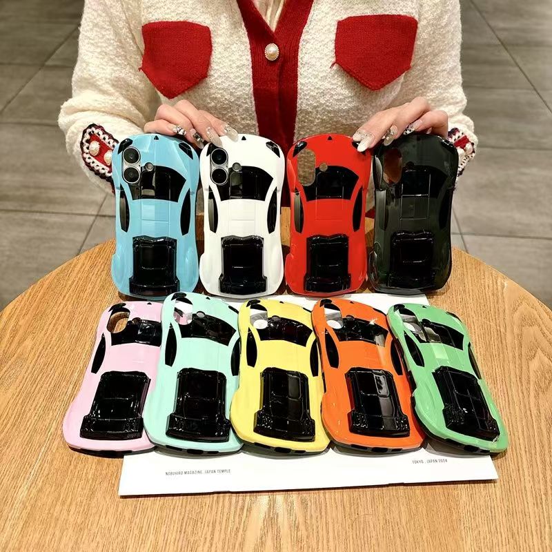 Sports car stereo stand phone case