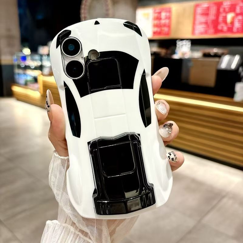 Sports car stereo stand phone case