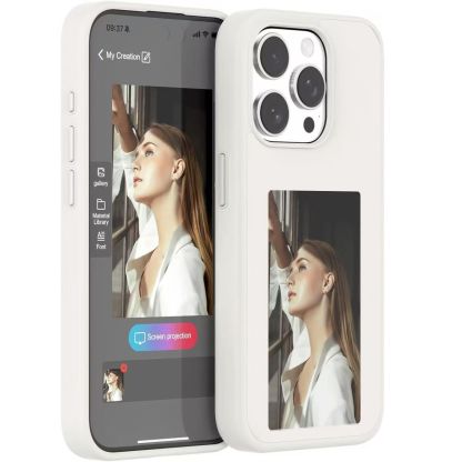 NFC four-color DIY ink screen phone case AI projection screen