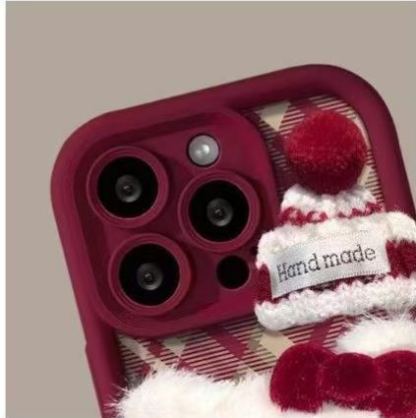 Plush Hello Kitty phone case