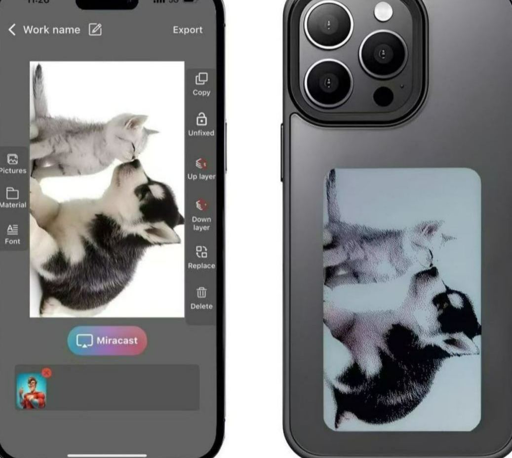 [Copy]Hello Kitty emoji flip up mirror Apple phone case